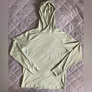 REI Co Op Sahara Shade Hoodie Mens Medium Green Lightweight Stretch Base Layer
